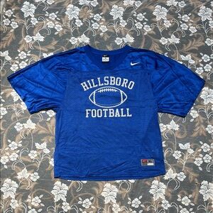 Nike Blue Hillsboro Football Jersey Mesh